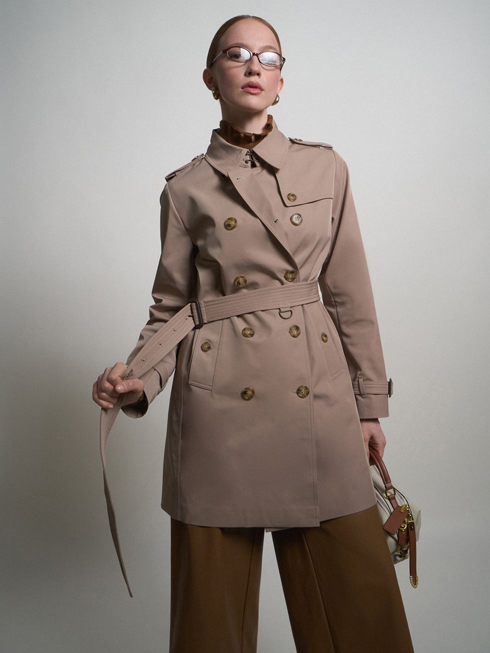 ТРЕНЧ ЖЕНСКИЙ, БЕЖЕВЫЙ