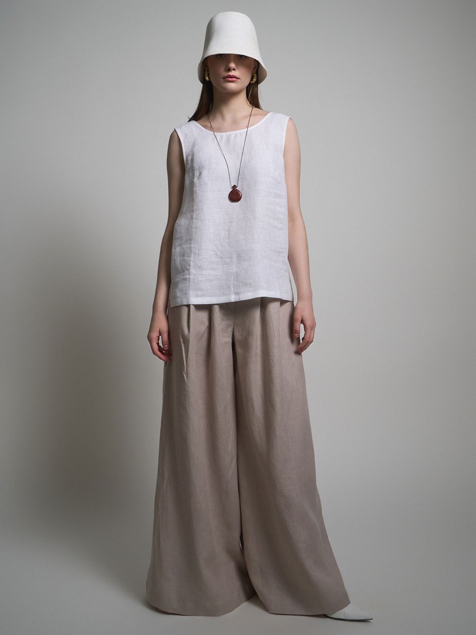 БРЮКИ ЖЕНСКИЕ, БЕЖЕВЫЕ