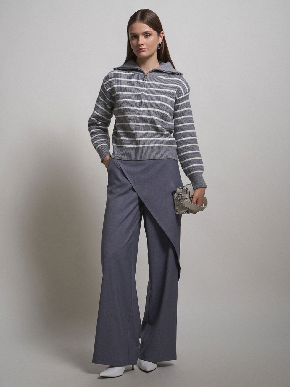 ДЖЕМПЕР ЖЕНСКИЙ, СЕРЫЙ