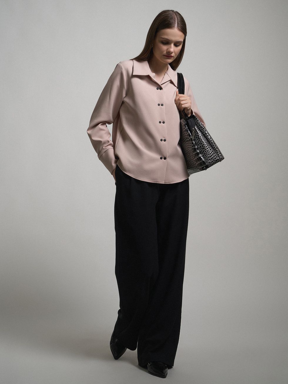 БЛУЗА ЖЕНСКАЯ, БЕЖЕВАЯ