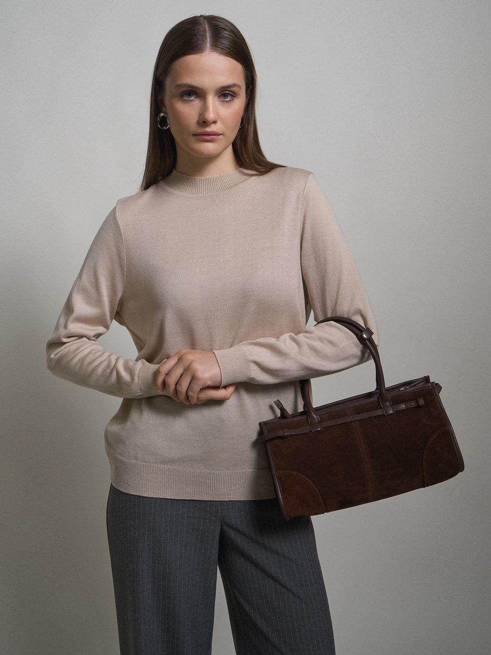 ДЖЕМПЕР ЖЕНСКИЙ, БЕЖЕВЫЙ