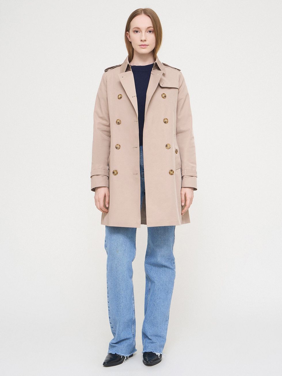 ТРЕНЧ ЖЕНСКИЙ, БЕЖЕВЫЙ