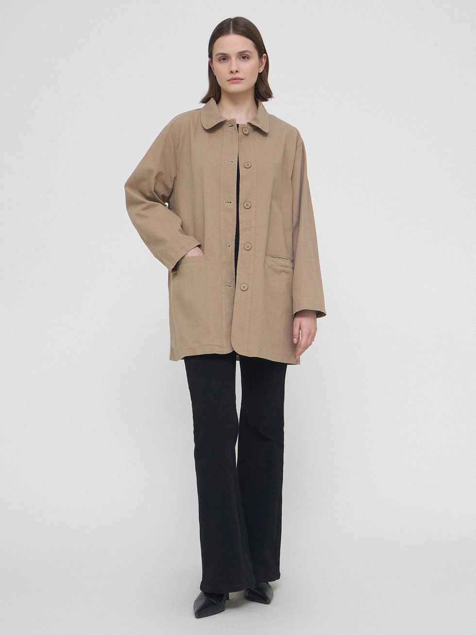 ТЕКСТИЛЬНАЯ КУРТКА ЖЕНСКАЯ, БЕЖЕВАЯ