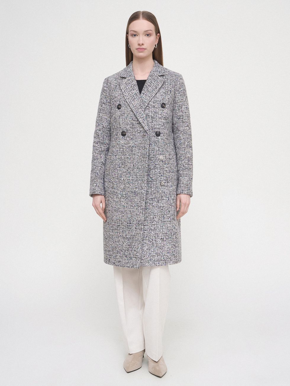 ТЕКСТИЛЬНОЕ ПАЛЬТО ЖЕНСКОЕ, БЕЖЕВОЕ