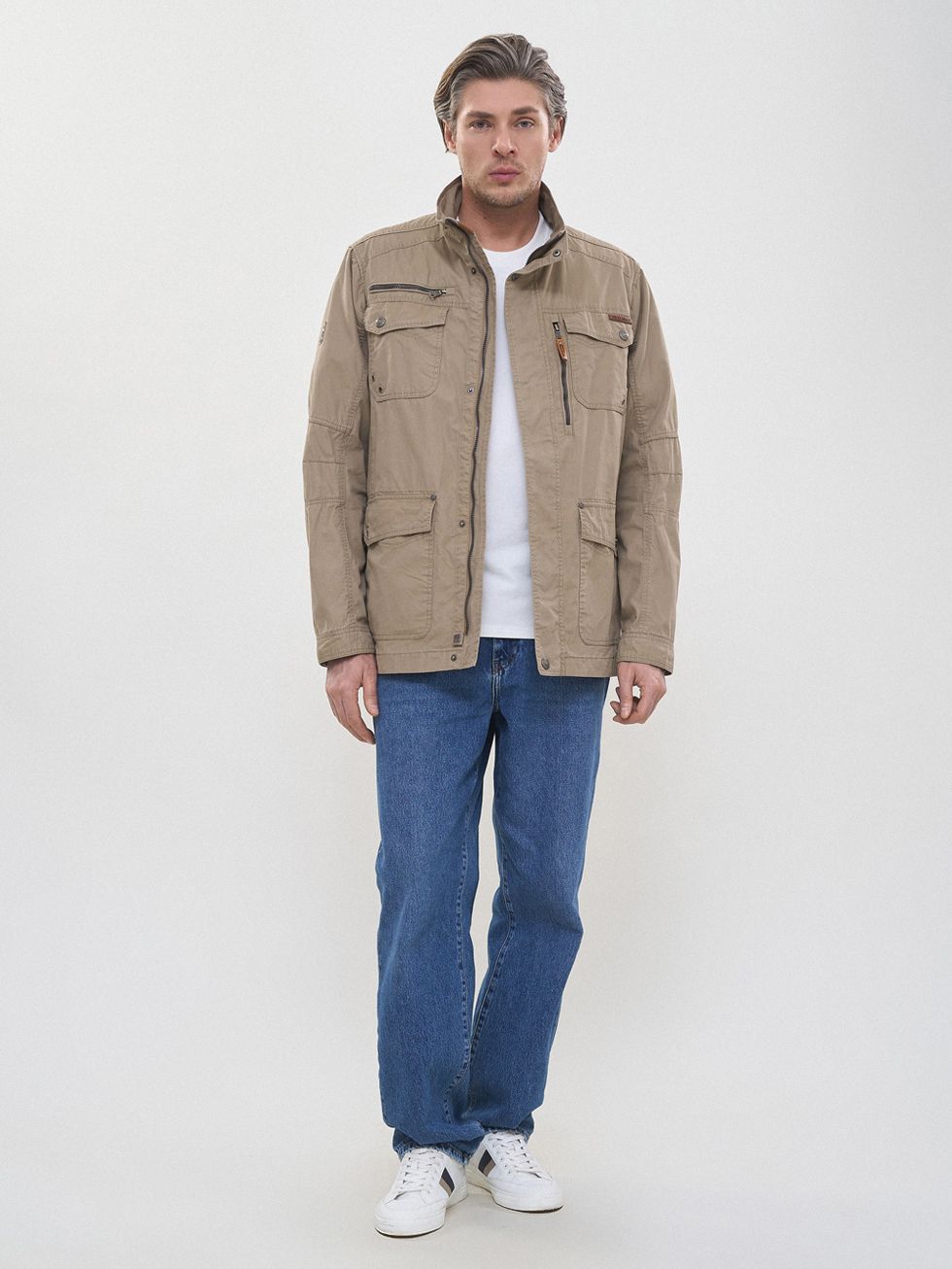 ВЕТРОВКА МУЖСКАЯ, БЕЖЕВАЯ