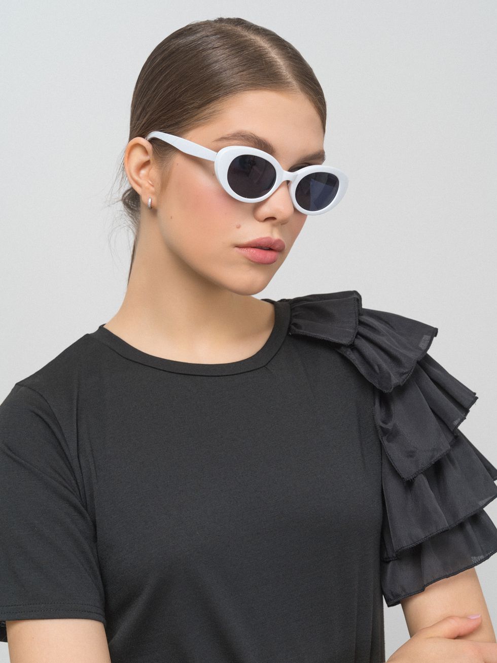 СОЛНЦЕЗАЩИТНЫЕ ОЧКИ ЖЕНСКИЕ, БЕЛЫЕ