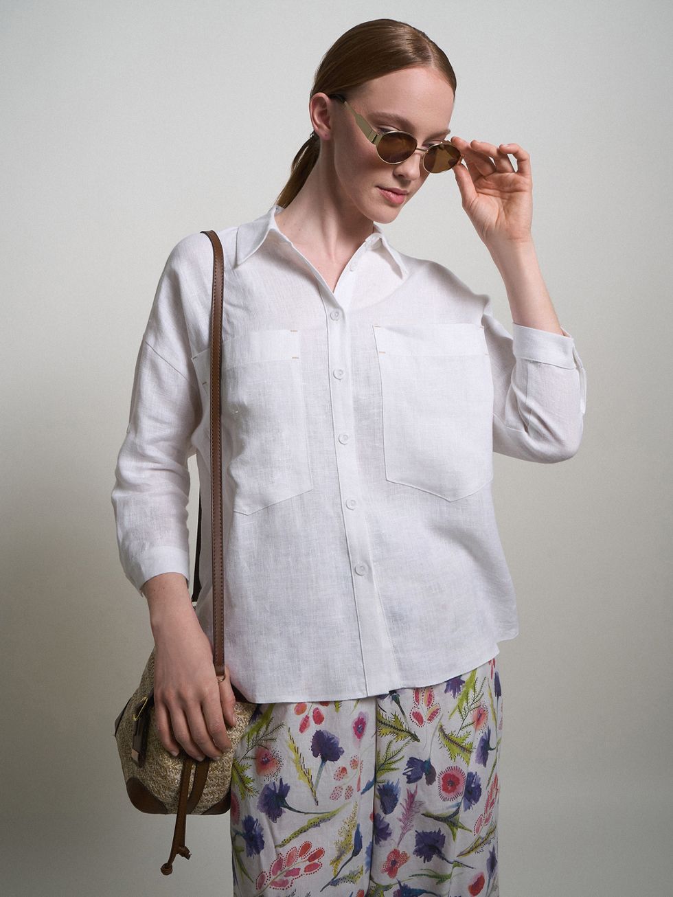 БЛУЗА ЖЕНСКАЯ, БЕЛАЯ