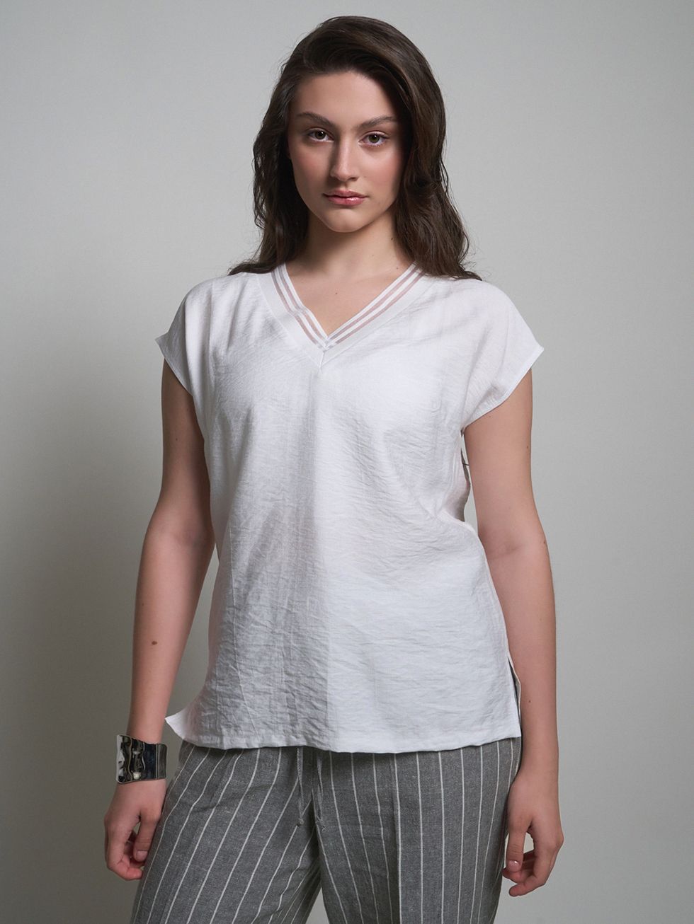 БЛУЗА ЖЕНСКАЯ, БЕЛАЯ