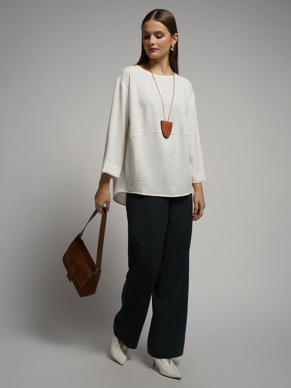 БЛУЗА ЖЕНСКАЯ, БЕЛАЯ