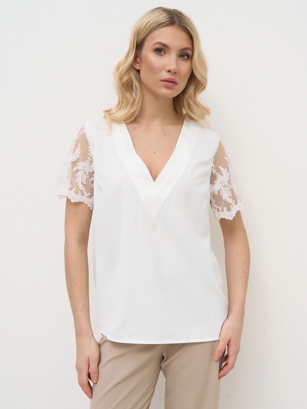 БЛУЗА ЖЕНСКАЯ, БЕЛАЯ