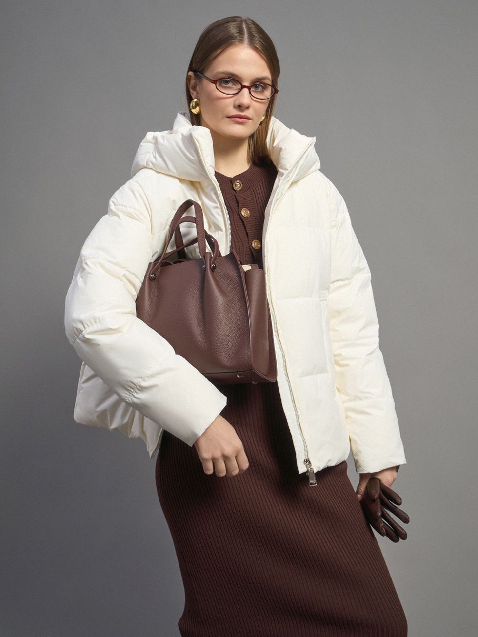 ПУХОВИК ЖЕНСКИЙ, БЕЛЫЙ