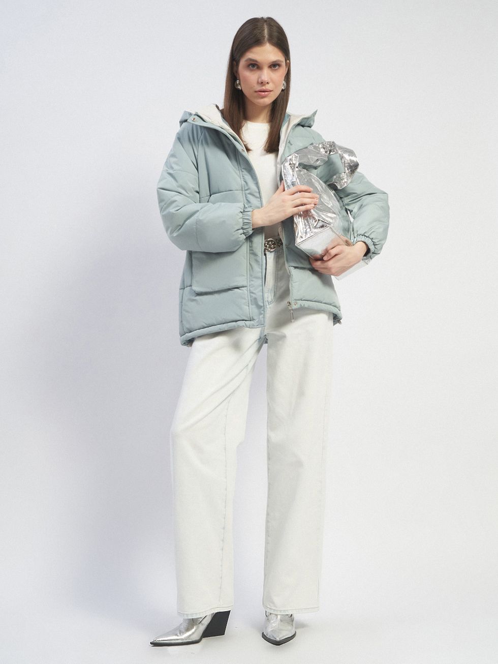 ВЕТРОВКА ЖЕНСКАЯ, СВЕТЛО-ЗЕЛЕНАЯ