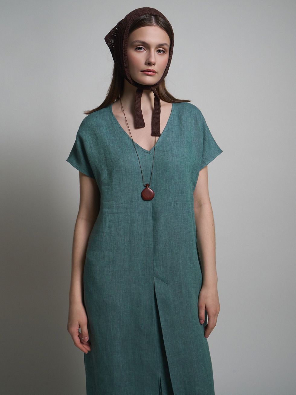 ПЛАТЬЕ ЖЕНСКОЕ, ЗЕЛЕНОЕ