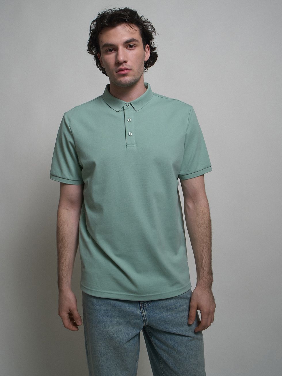 ФУТБОЛКА МУЖСКАЯ, ЗЕЛЕНАЯ