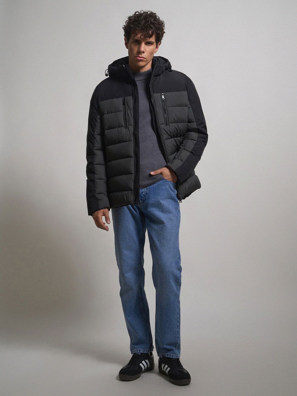 ПУХОВИК МУЖСКОЙ, ЗЕЛЕНЫЙ