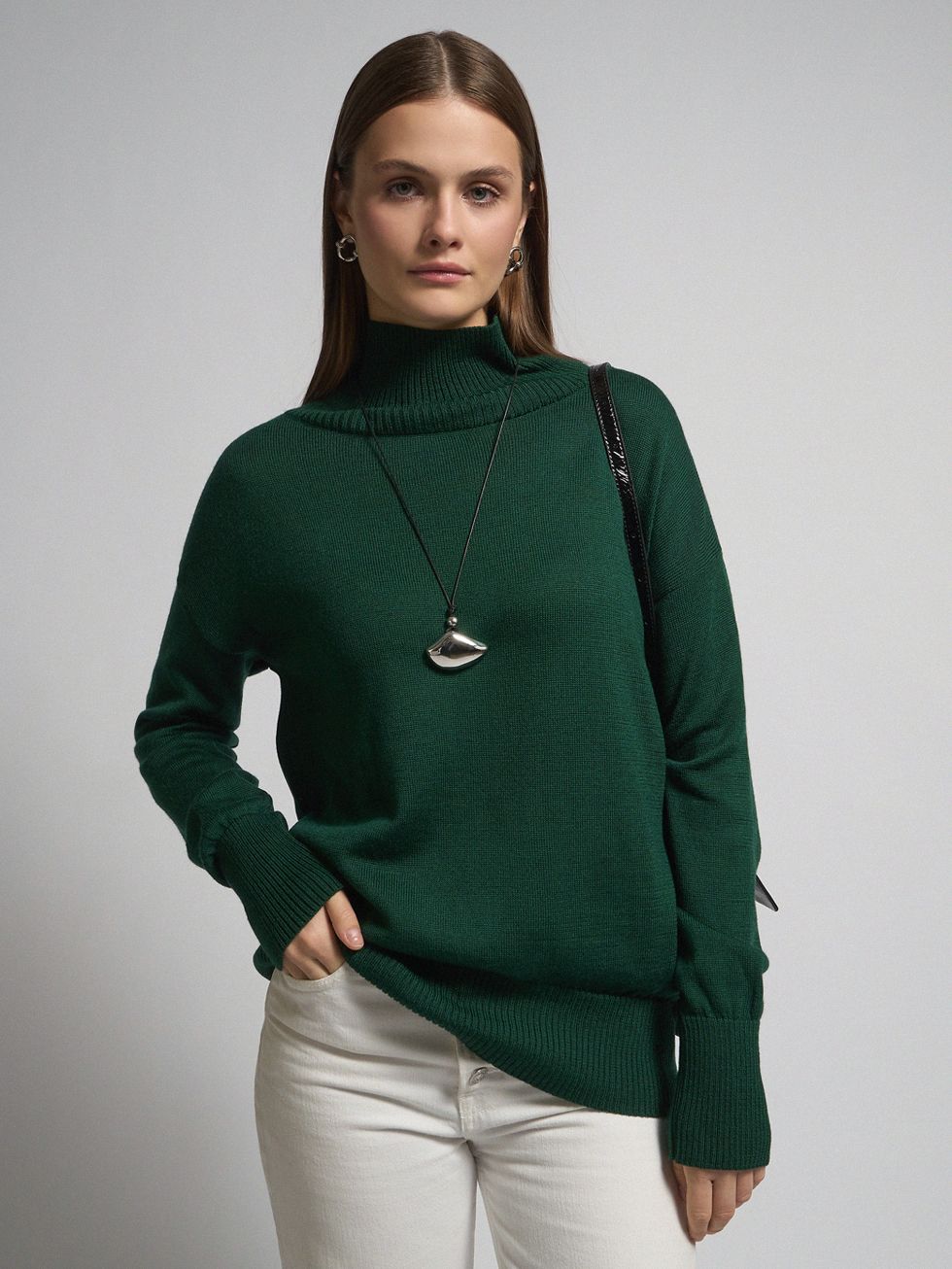 ДЖЕМПЕР ЖЕНСКИЙ, ЗЕЛЕНЫЙ