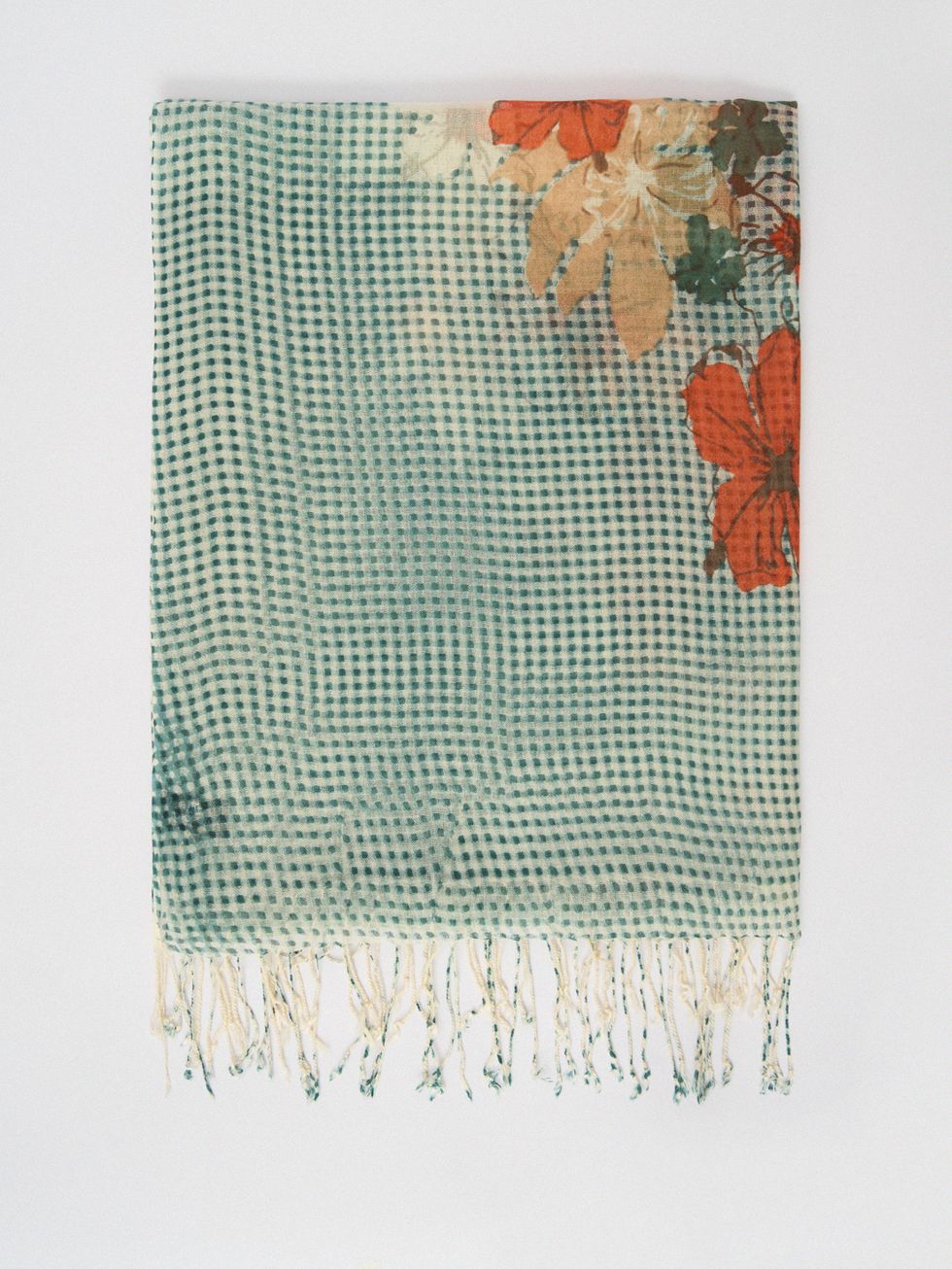 ШАРФ ЖЕНСКИЙ, ЗЕЛЕНЫЙ