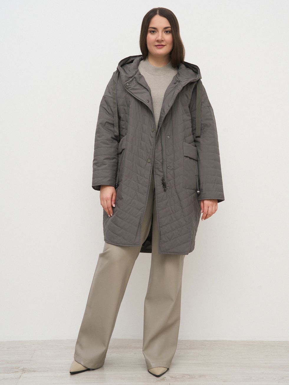 ВЕТРОВКА ЖЕНСКАЯ, ОЛИВКОВАЯ