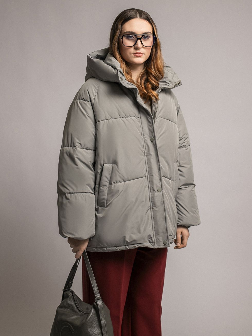 ПУХОВИК ЖЕНСКИЙ, ОЛИВКОВЫЙ
