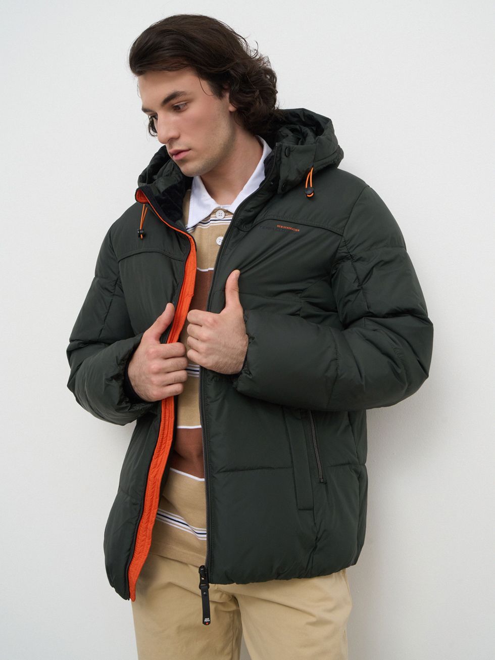 ПУХОВИК МУЖСКОЙ, ТЕМНО-ЗЕЛЕНЫЙ