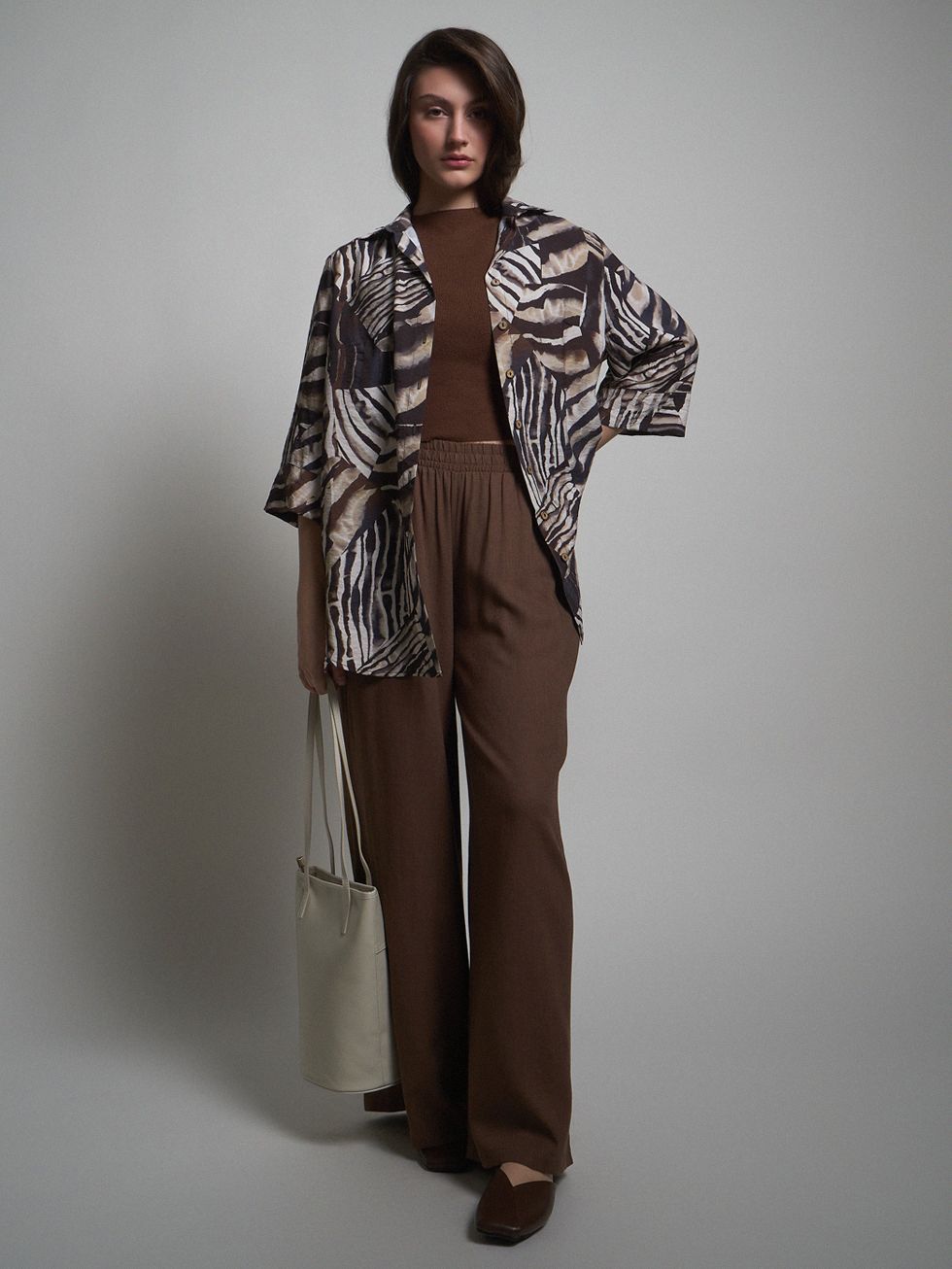 БРЮКИ ЖЕНСКИЕ, КОРИЧНЕВЫЕ