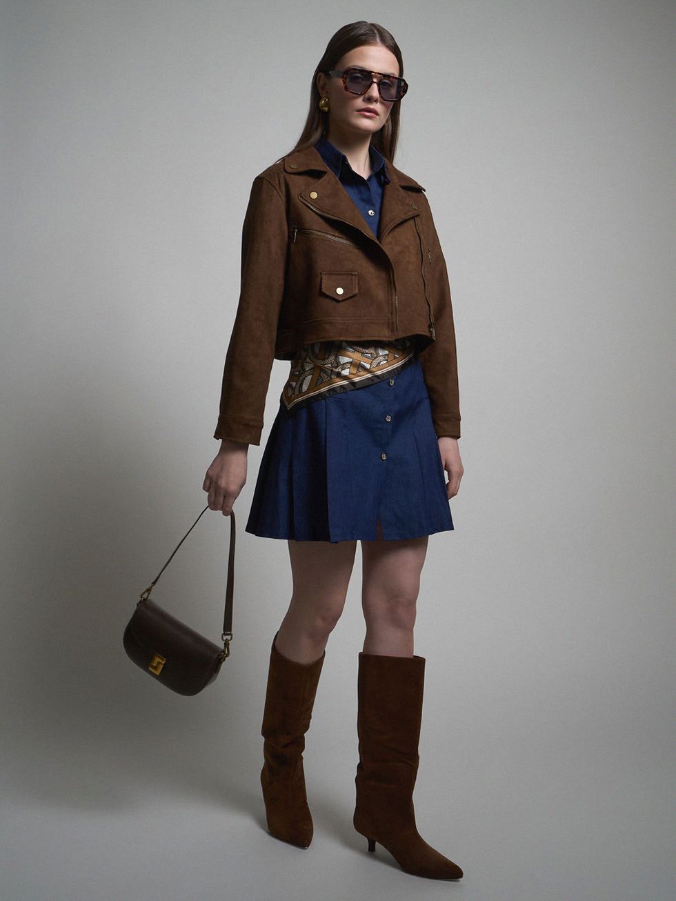 ЖАКЕТ ЖЕНСКИЙ, КОРИЧНЕВЫЙ