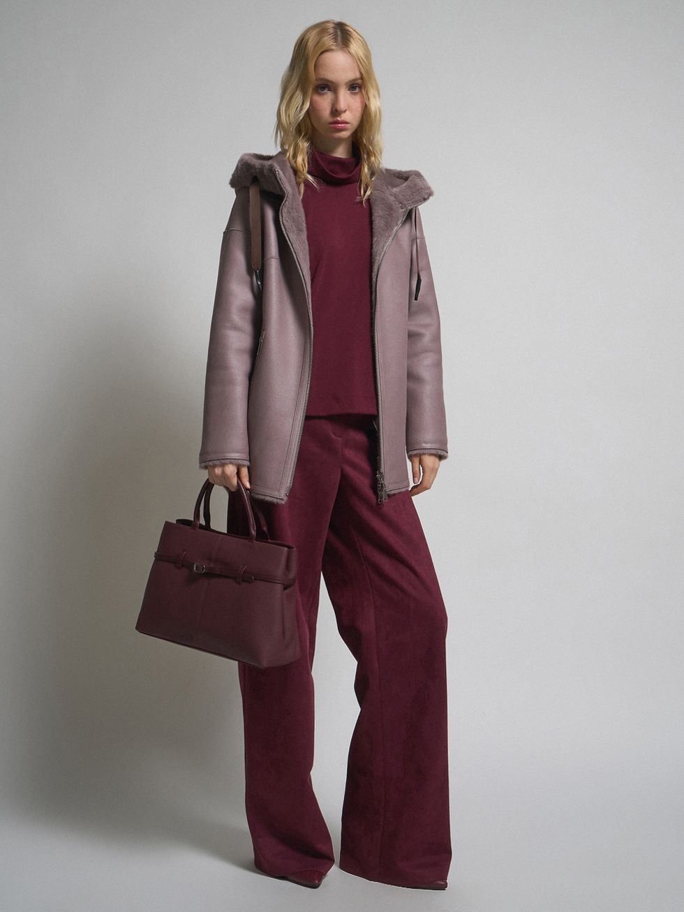 ДУБЛЕНКА ЖЕНСКАЯ, КОРИЧНЕВАЯ