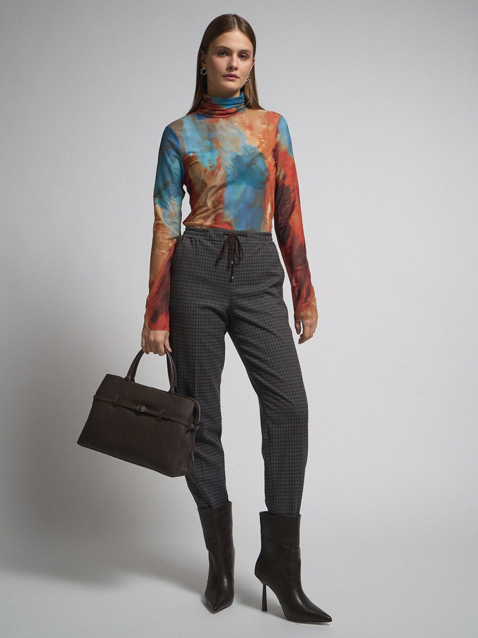 БРЮКИ ЖЕНСКИЕ, КОРИЧНЕВЫЕ