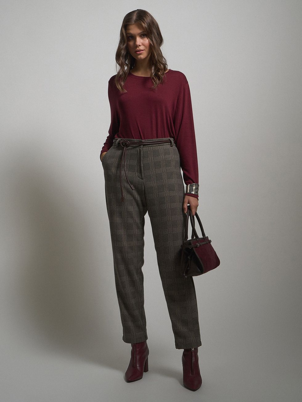 БРЮКИ ЖЕНСКИЕ, КОРИЧНЕВЫЕ