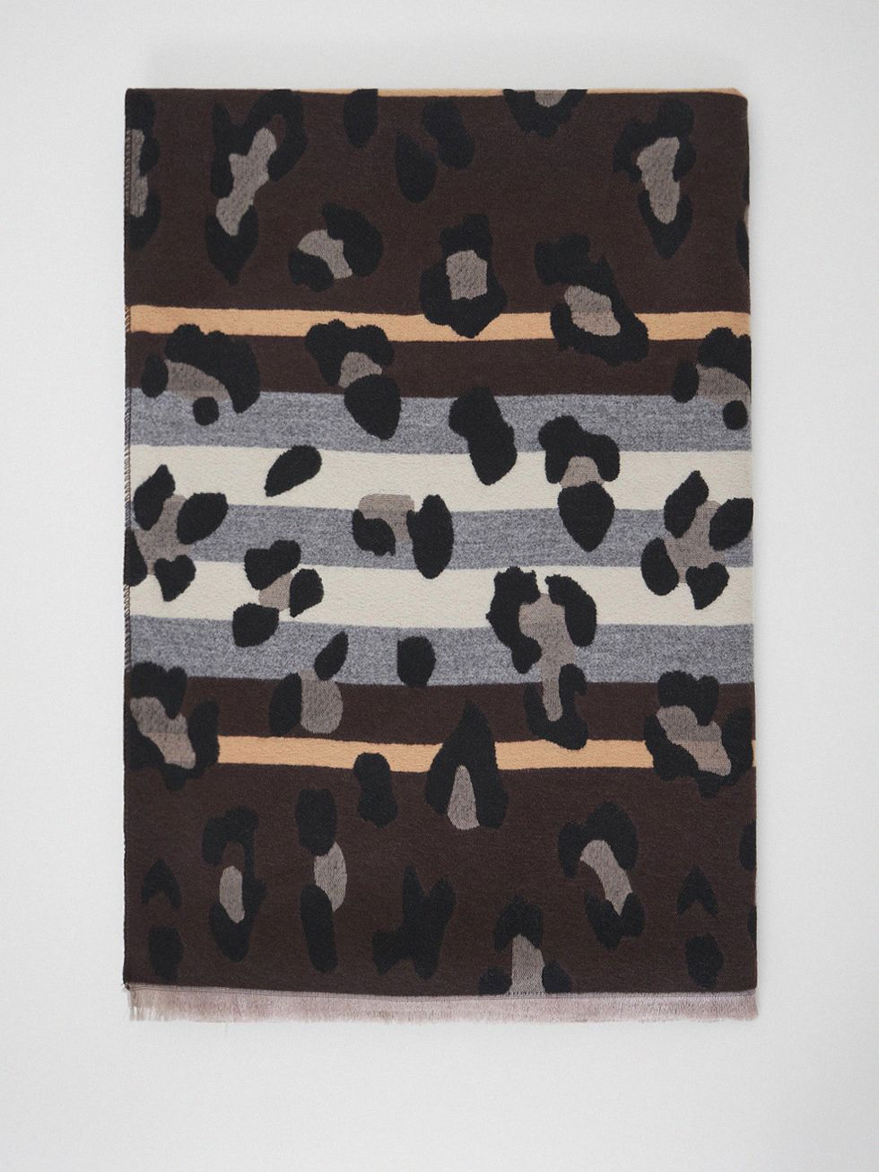 ШАРФ ЖЕНСКИЙ, КОРИЧНЕВЫЙ