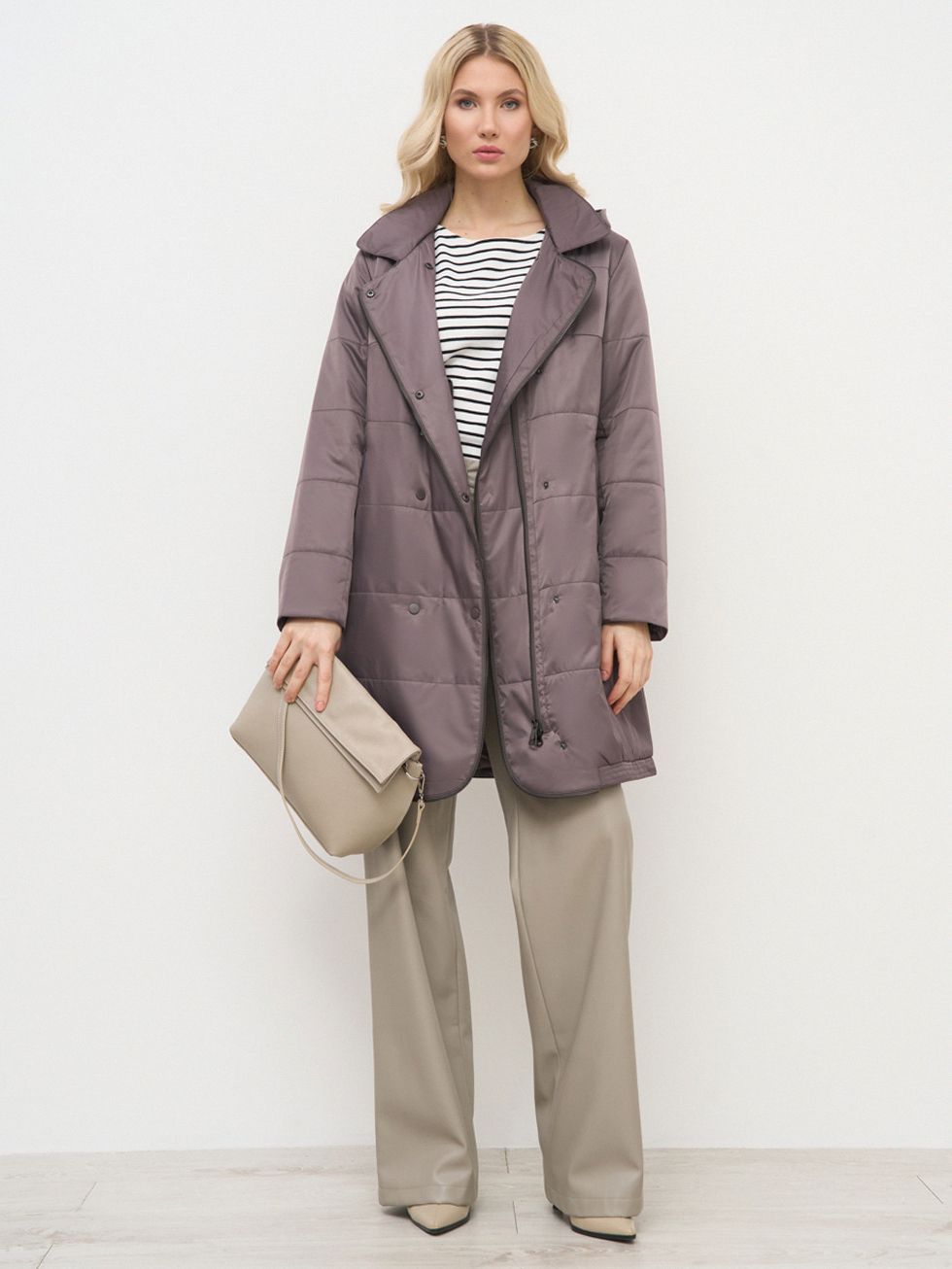 ВЕТРОВКА ЖЕНСКАЯ, КОРИЧНЕВАЯ