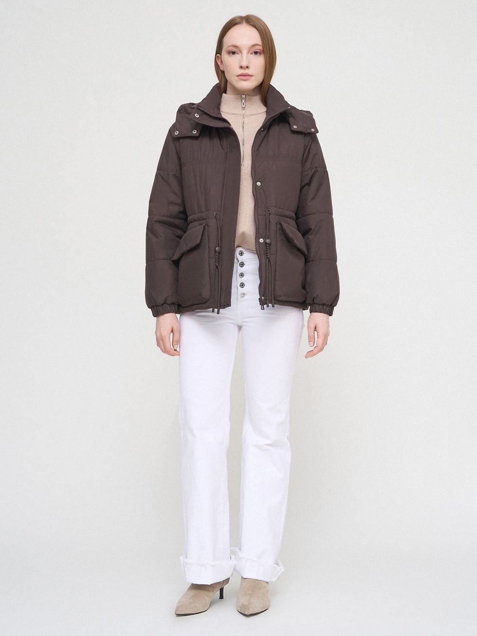 ВЕТРОВКА ЖЕНСКАЯ, КОРИЧНЕВАЯ