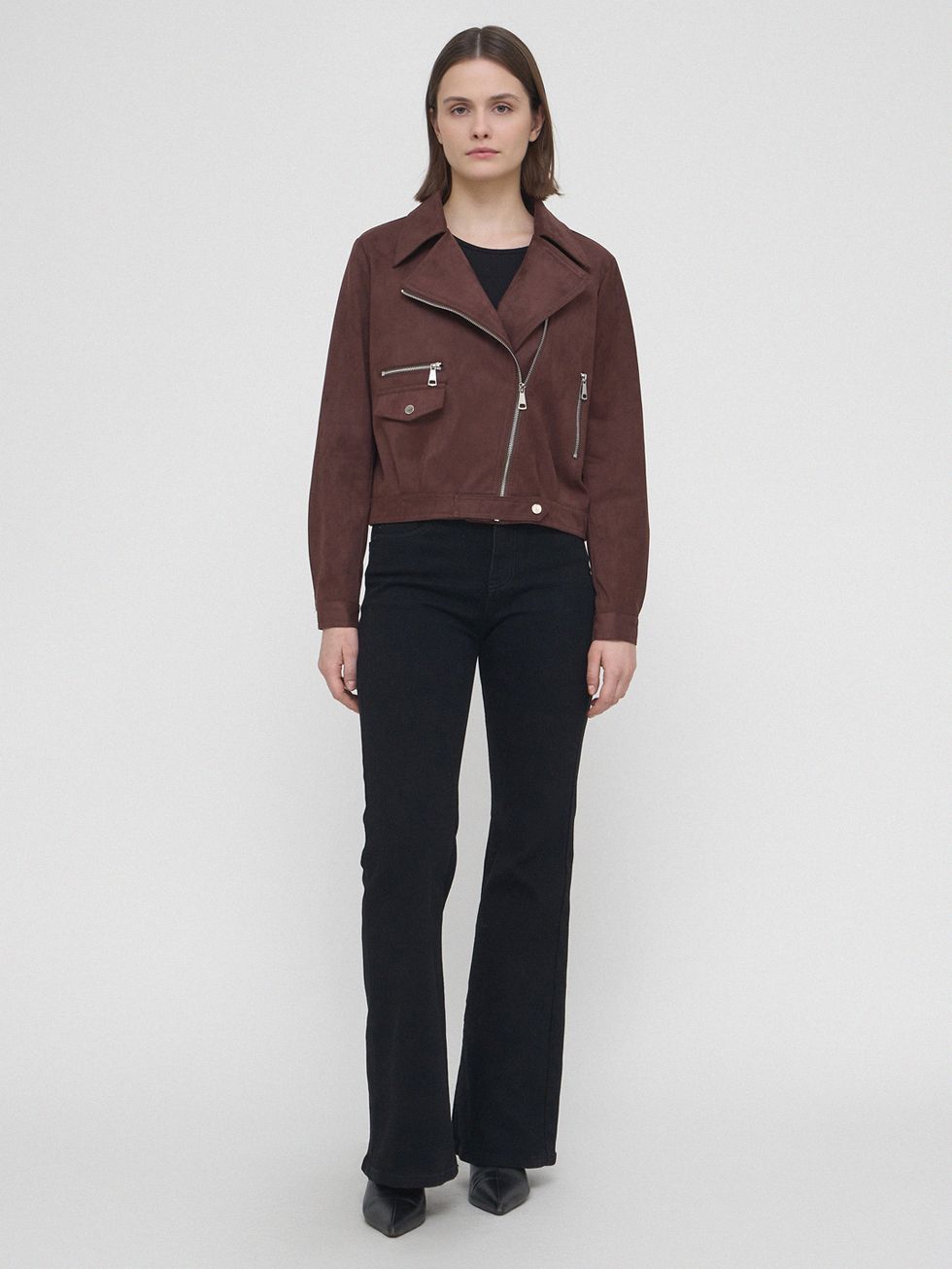 ТЕКСТИЛЬНАЯ КУРТКА ЖЕНСКАЯ, КОРИЧНЕВАЯ