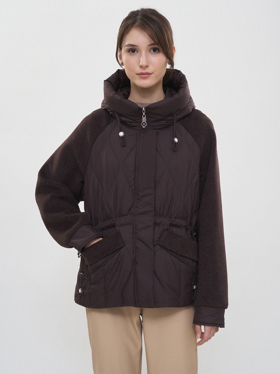 ВЕТРОВКА ЖЕНСКАЯ, КОРИЧНЕВАЯ