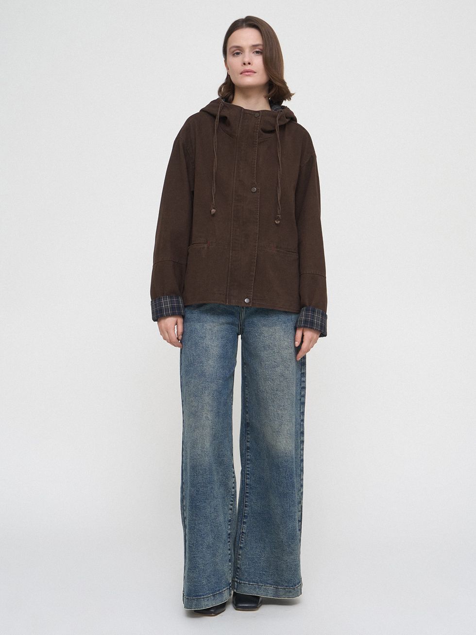 ВЕТРОВКА ЖЕНСКАЯ, КОРИЧНЕВАЯ