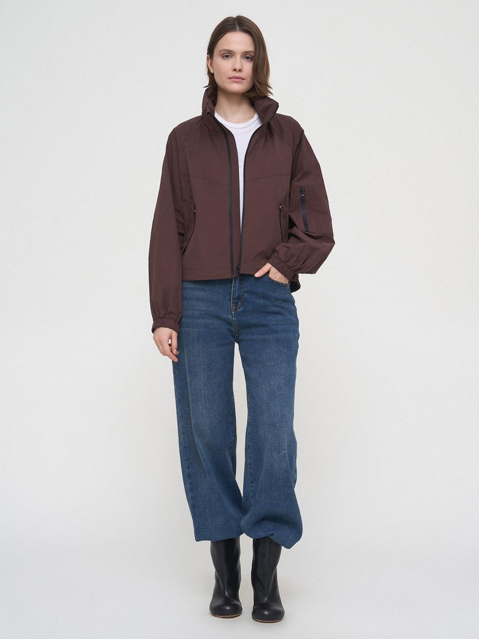 ВЕТРОВКА ЖЕНСКАЯ, КОРИЧНЕВАЯ