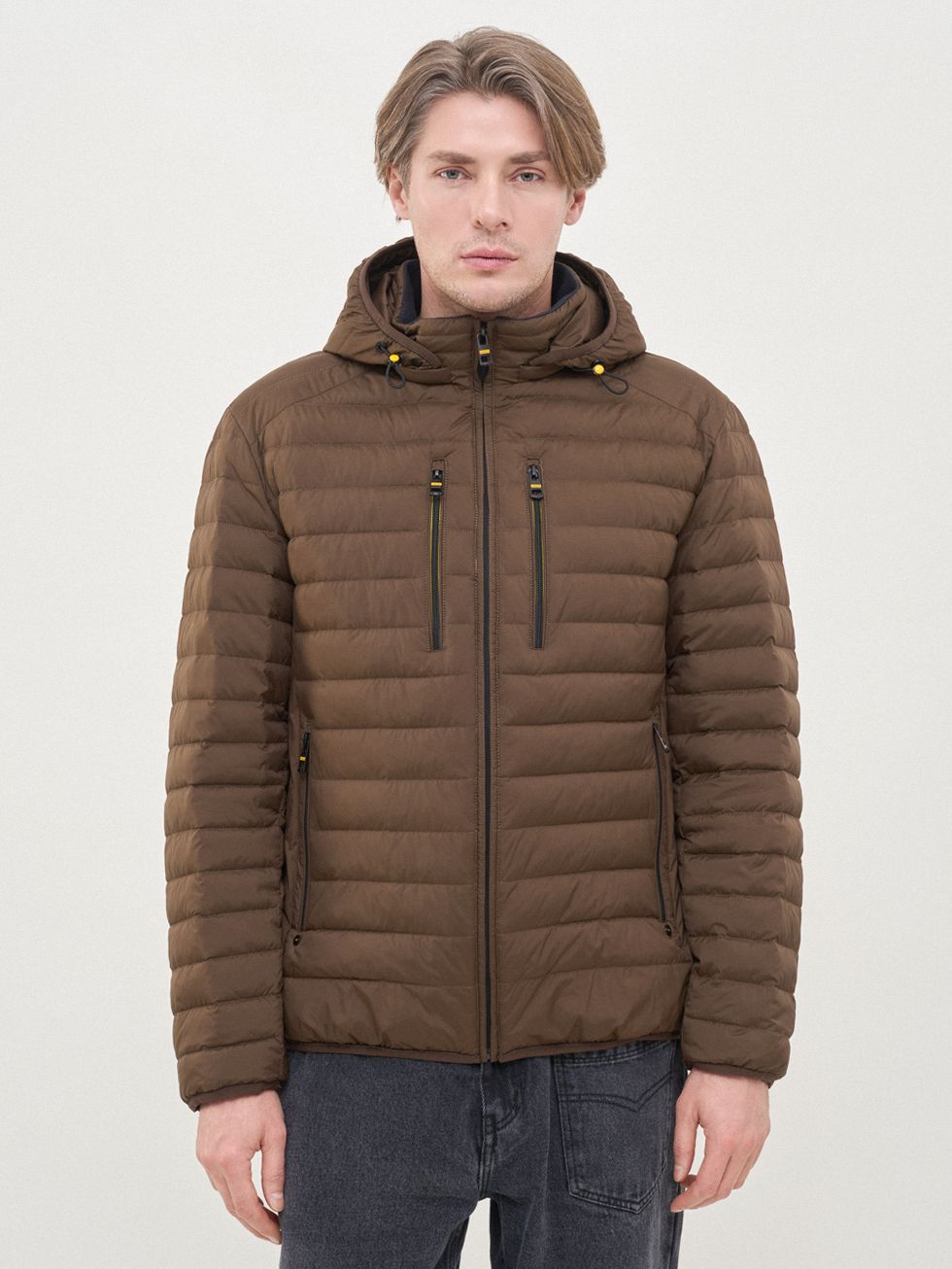 ВЕТРОВКА МУЖСКАЯ, КОРИЧНЕВАЯ