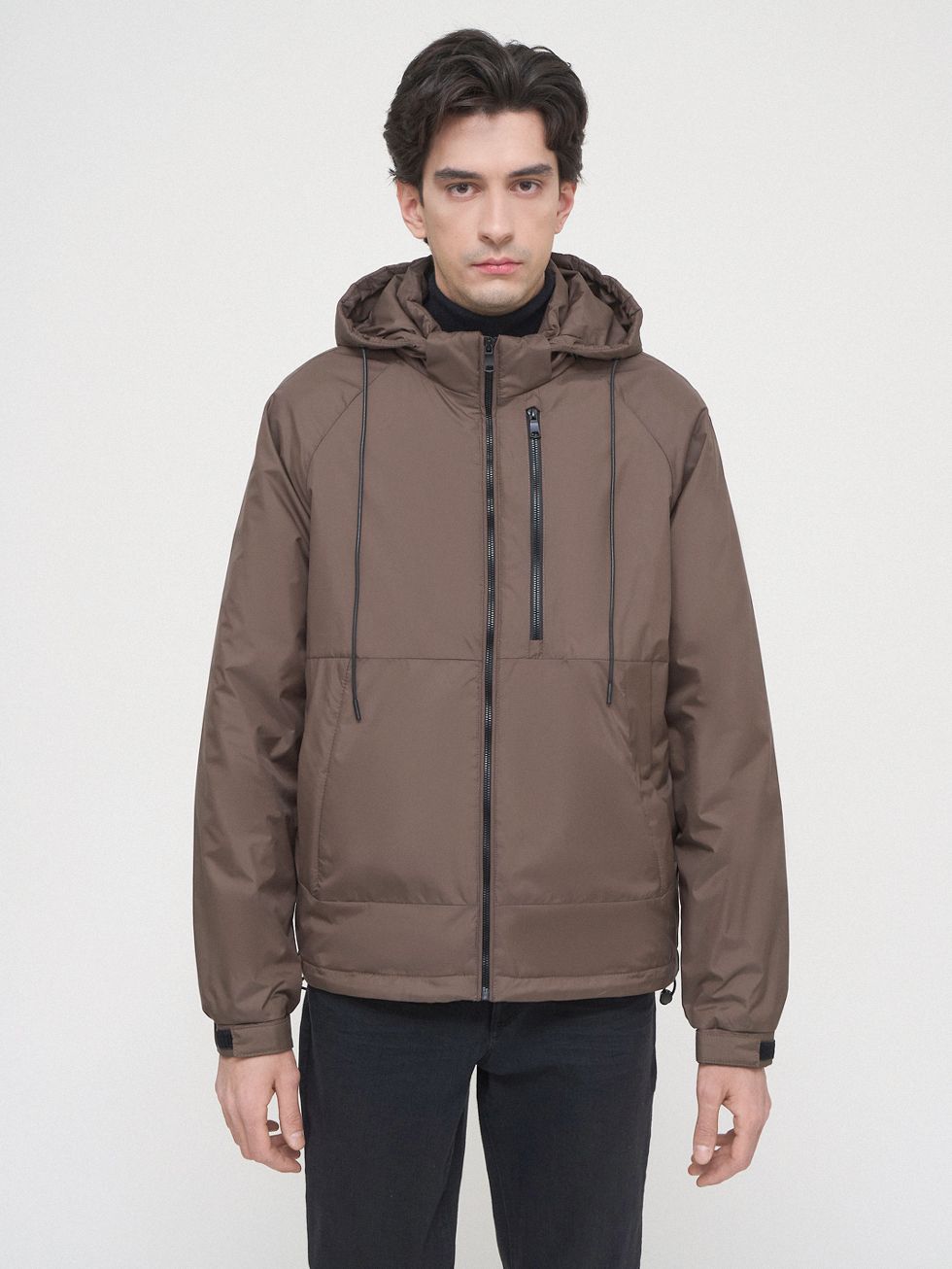 ВЕТРОВКА МУЖСКАЯ, КОРИЧНЕВАЯ