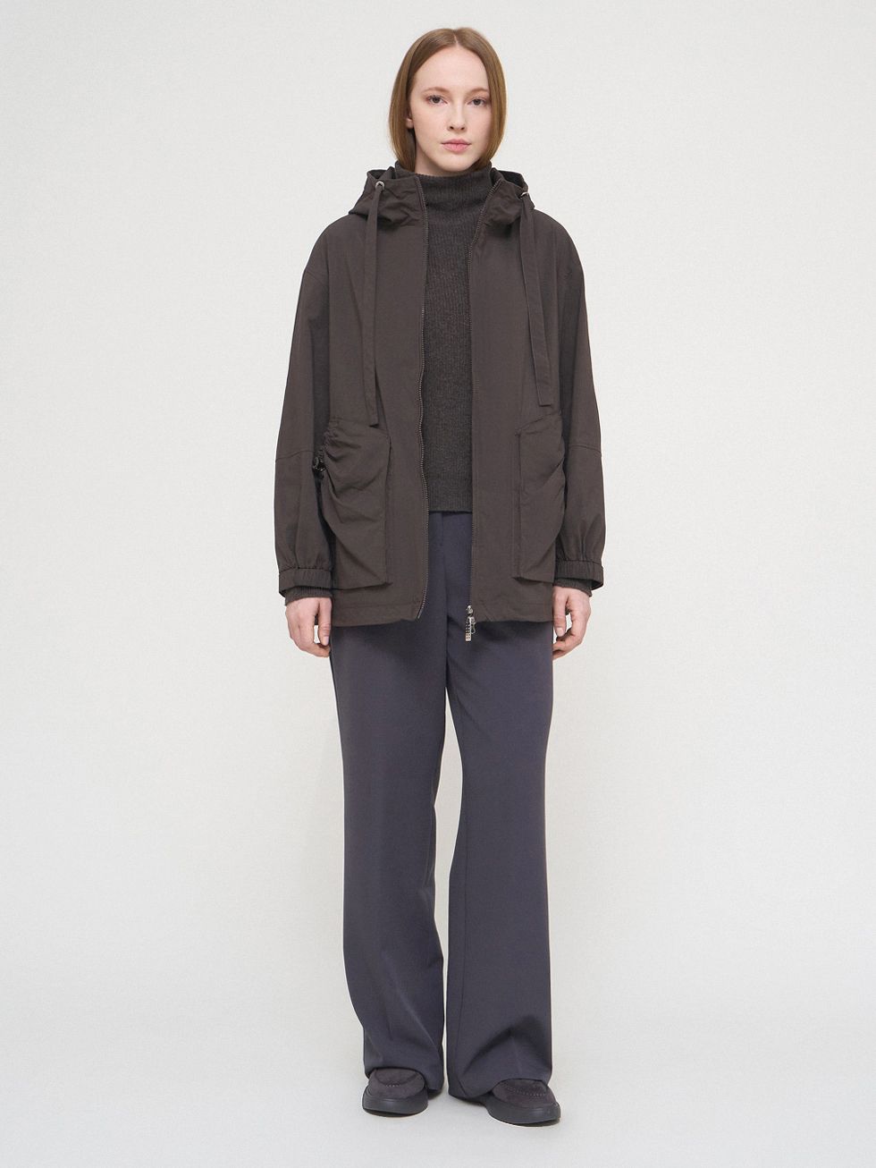 ВЕТРОВКА ЖЕНСКАЯ, КОРИЧНЕВАЯ