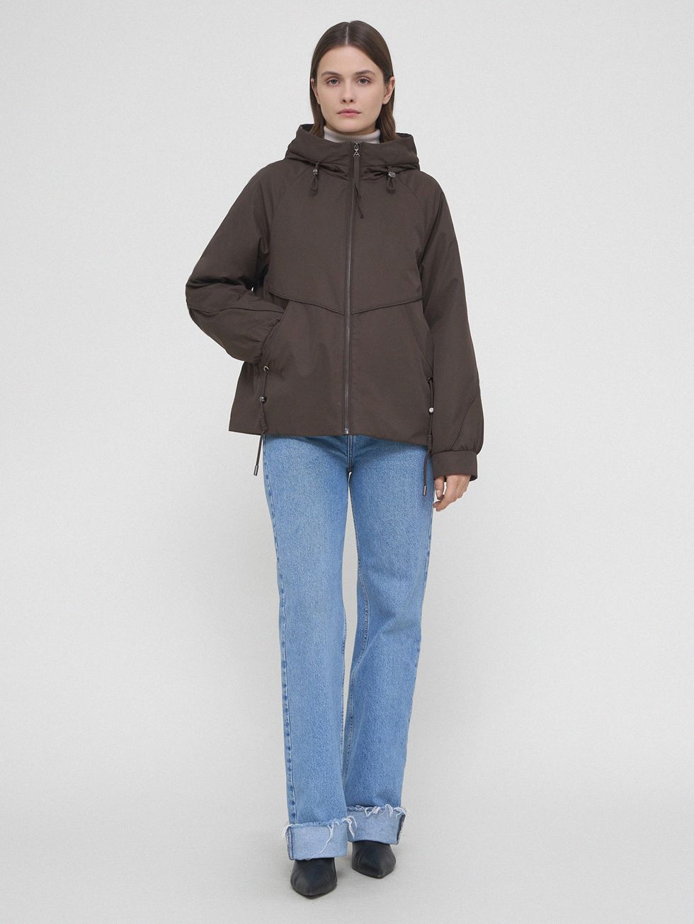 ВЕТРОВКА ЖЕНСКАЯ, КОРИЧНЕВАЯ