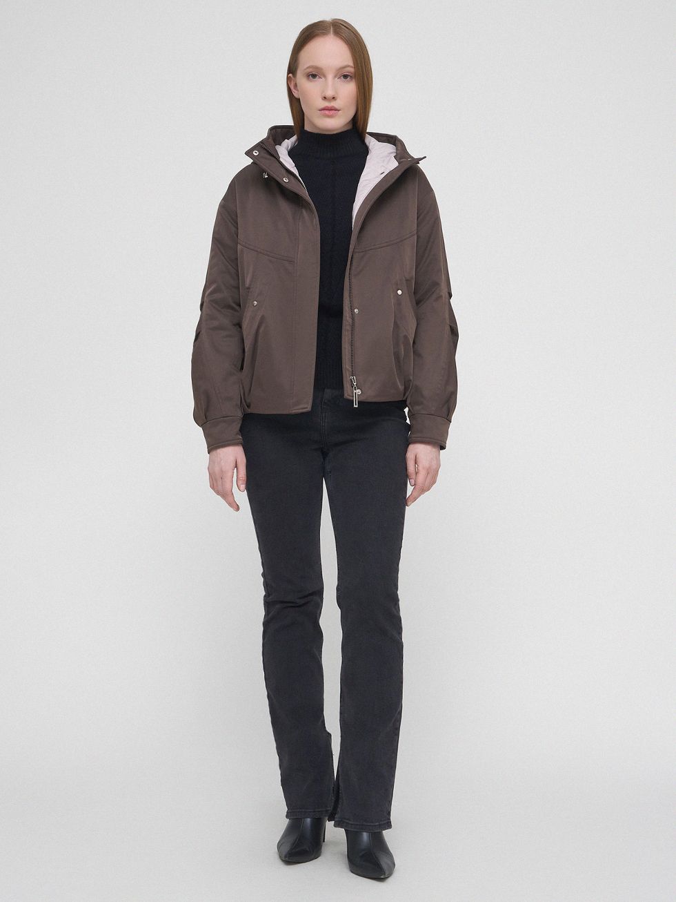 ВЕТРОВКА ЖЕНСКАЯ, КОРИЧНЕВАЯ