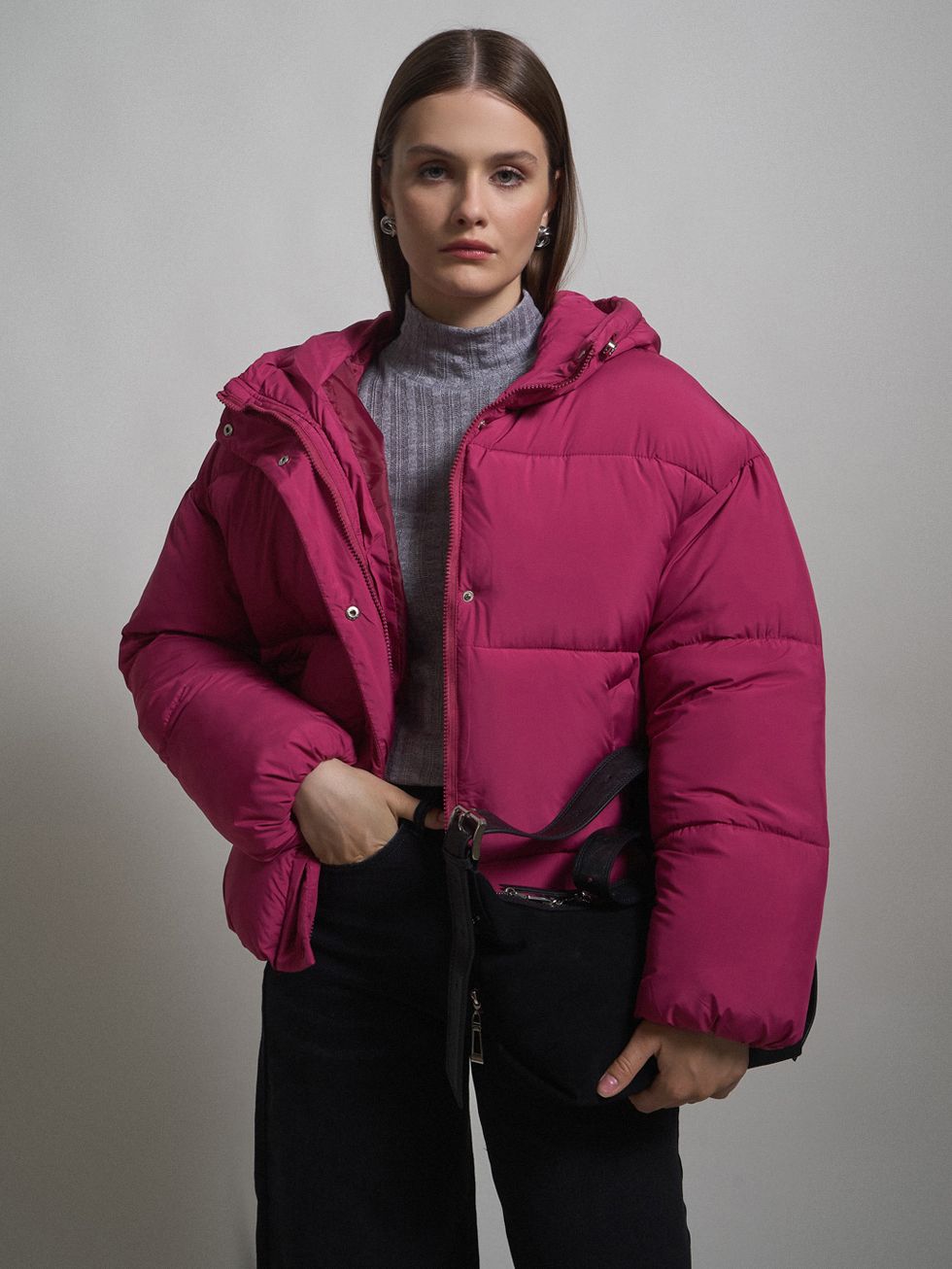ПУХОВИК ЖЕНСКИЙ, КРАСНЫЙ