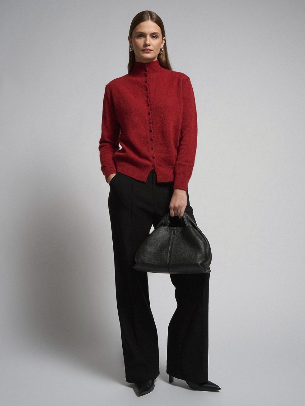 ДЖЕМПЕР ЖЕНСКИЙ, КРАСНЫЙ