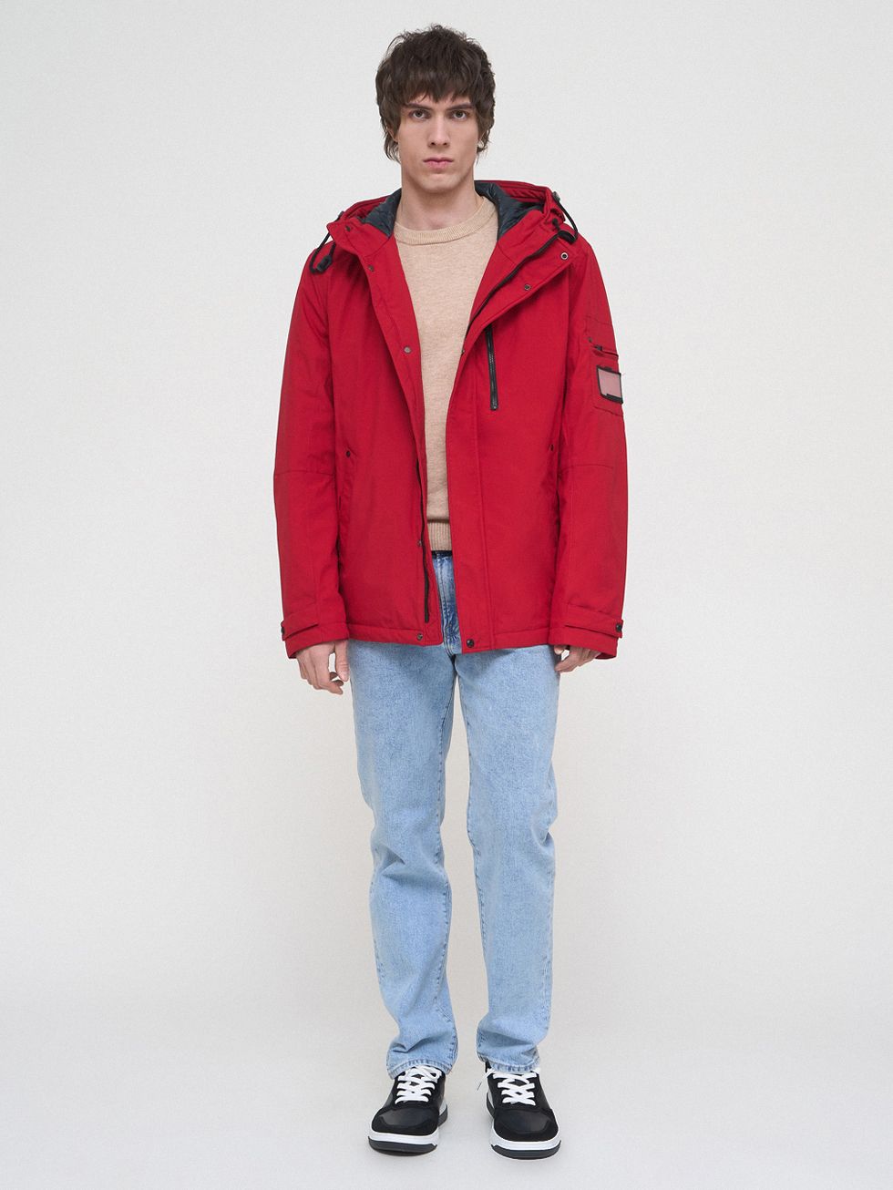 ВЕТРОВКА МУЖСКАЯ, КРАСНАЯ