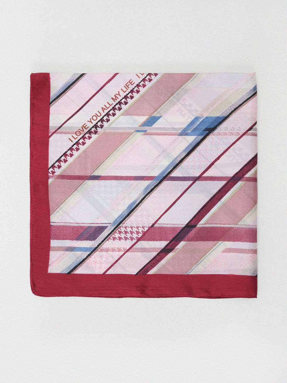 ШАРФ ЖЕНСКИЙ, КРАСНЫЙ