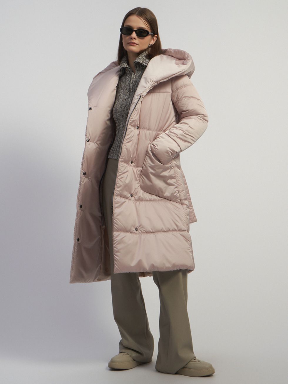 ПУХОВИК ЖЕНСКИЙ, РОЗОВЫЙ