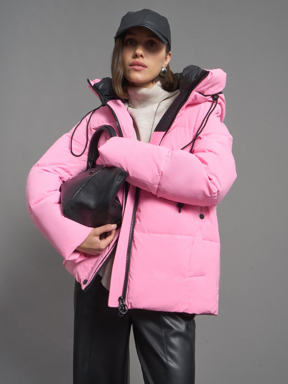 ПУХОВИК ЖЕНСКИЙ, РОЗОВЫЙ