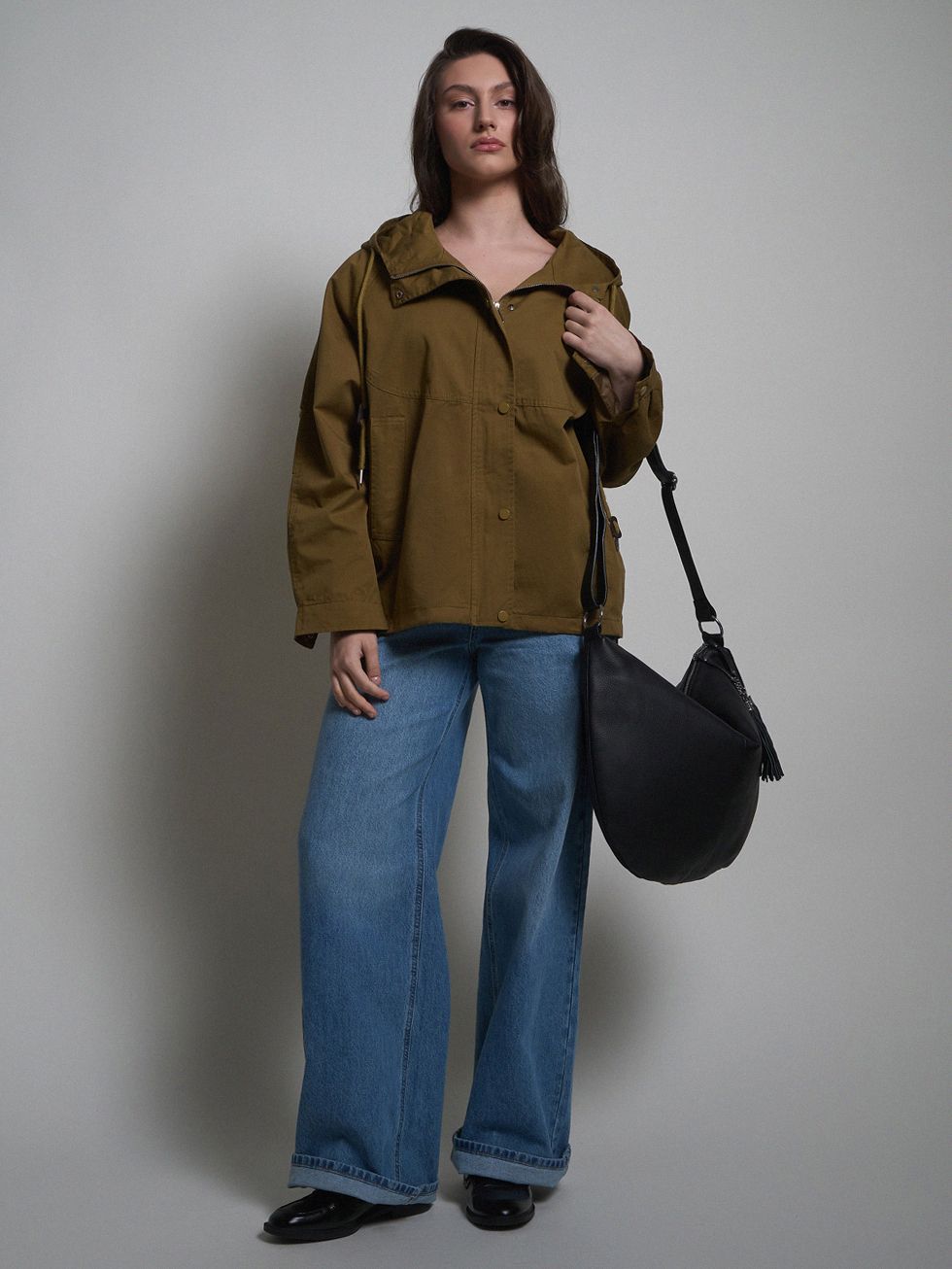 ВЕТРОВКА ЖЕНСКАЯ, ХАКИ