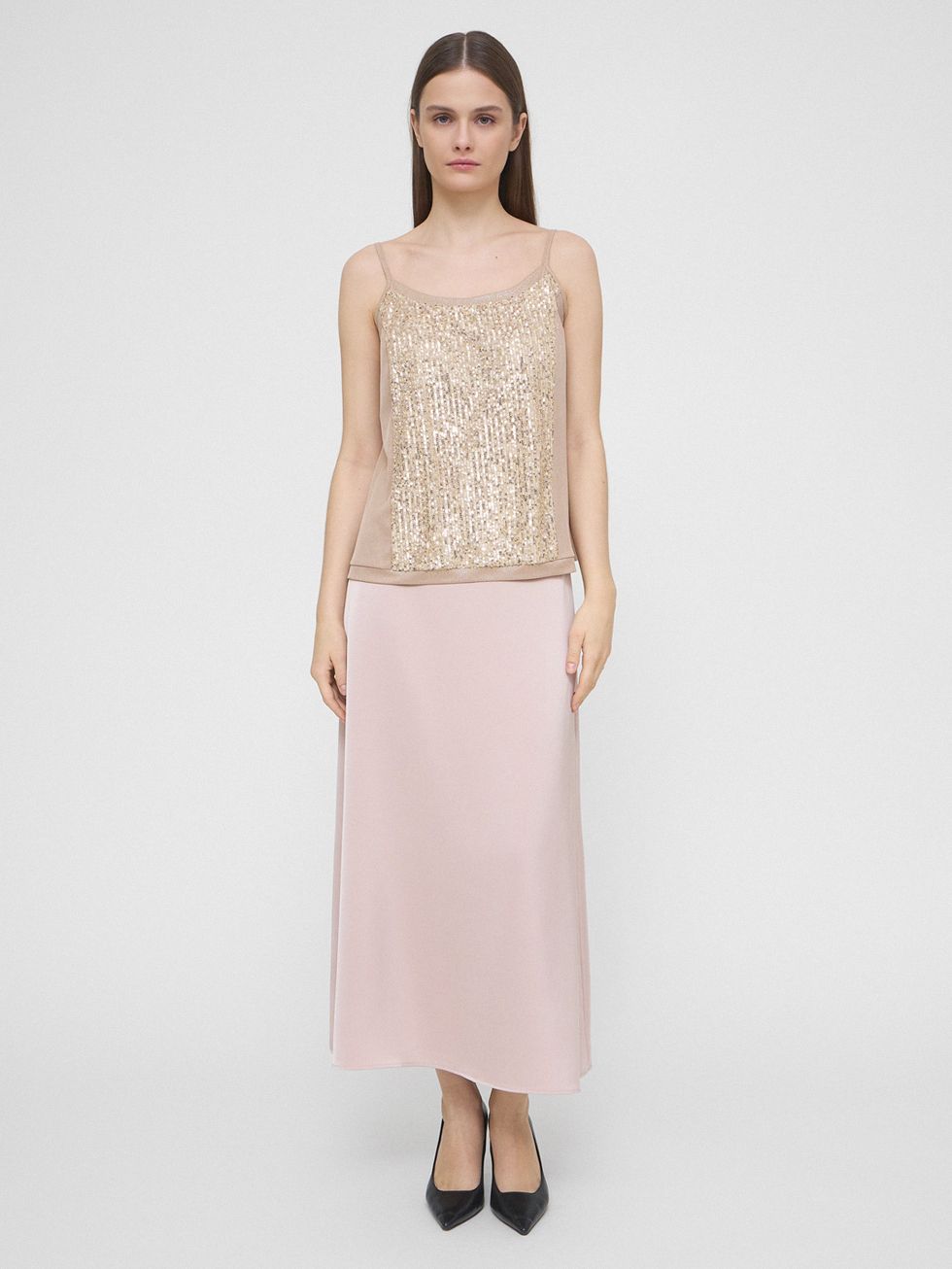 ЮБКА ЖЕНСКАЯ, СВЕТЛО-БЕЖЕВАЯ