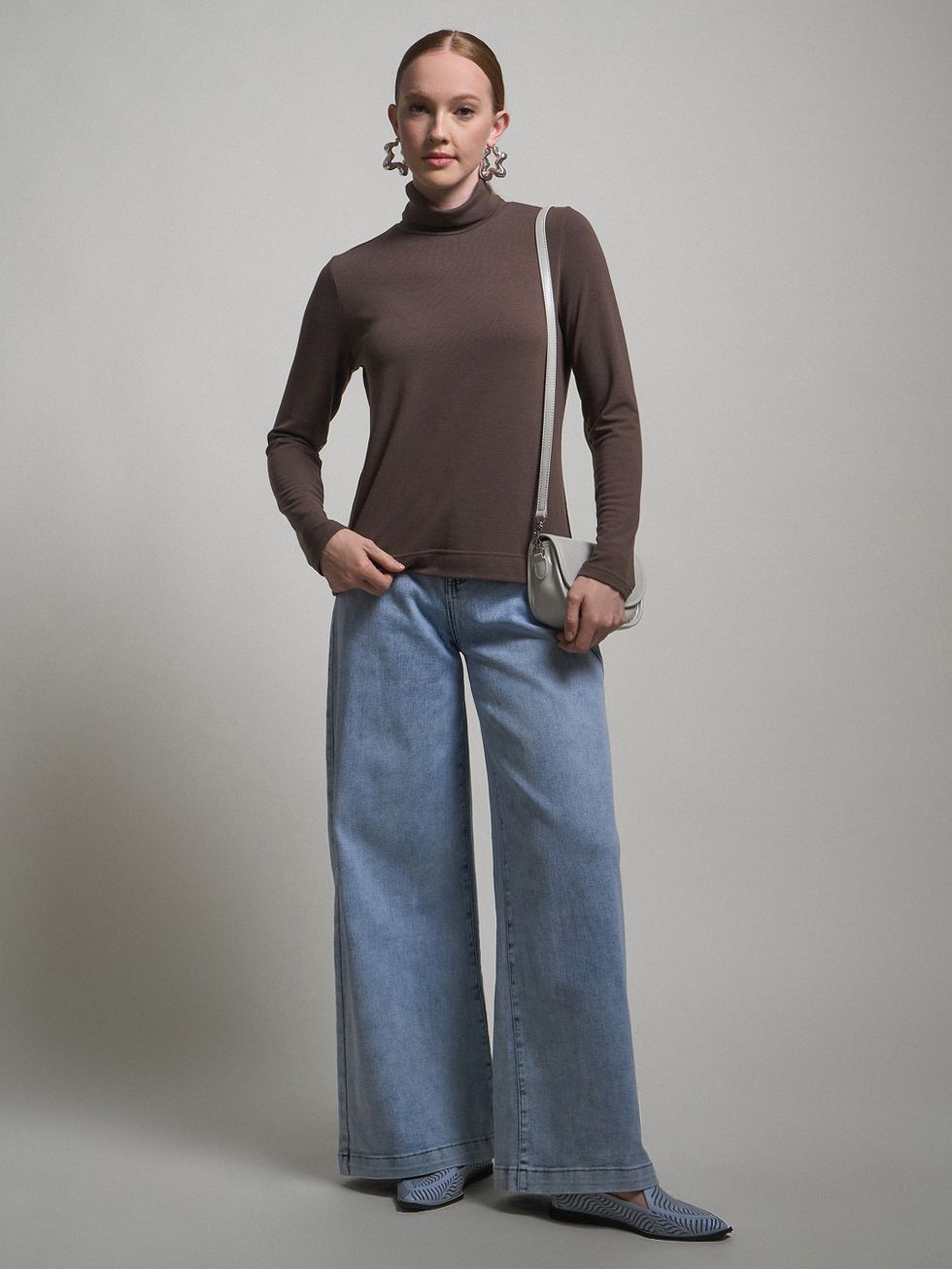 ДЖЕМПЕР ЖЕНСКИЙ, СВЕТЛО-КОРИЧНЕВЫЙ